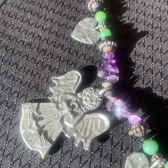 Vintage Silver toned necklace. - Picture 2 of 8